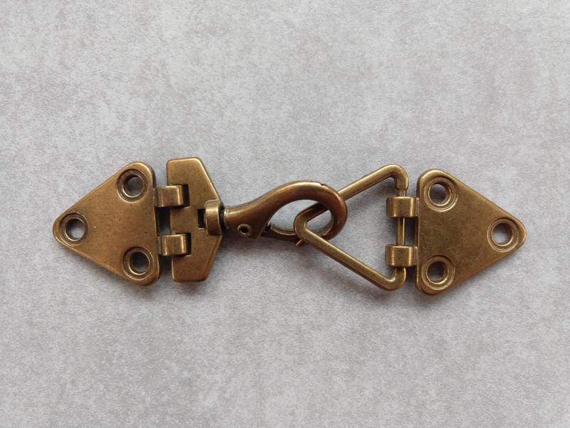 Antique Brass Rivet Clasp scaled